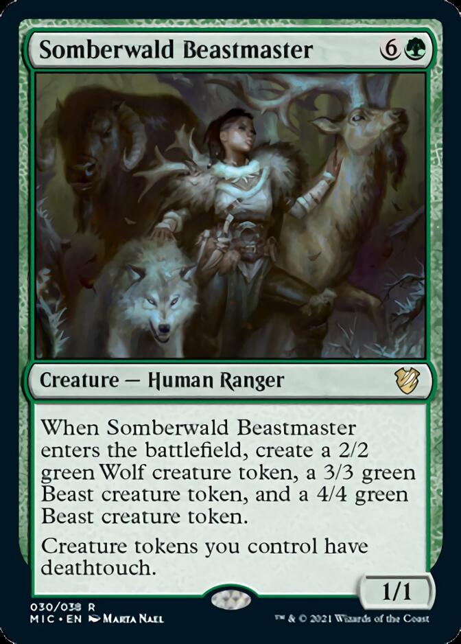 Somberwald Beastmaster [Innistrad: Midnight Hunt Commander] | Eastridge Sports Cards & Games