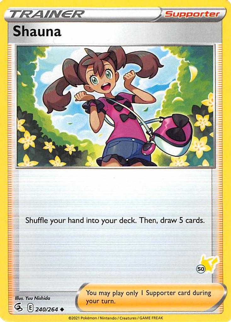 Shauna (240/264) (Pikachu Stamp #50) [Battle Academy 2022] | Eastridge Sports Cards & Games