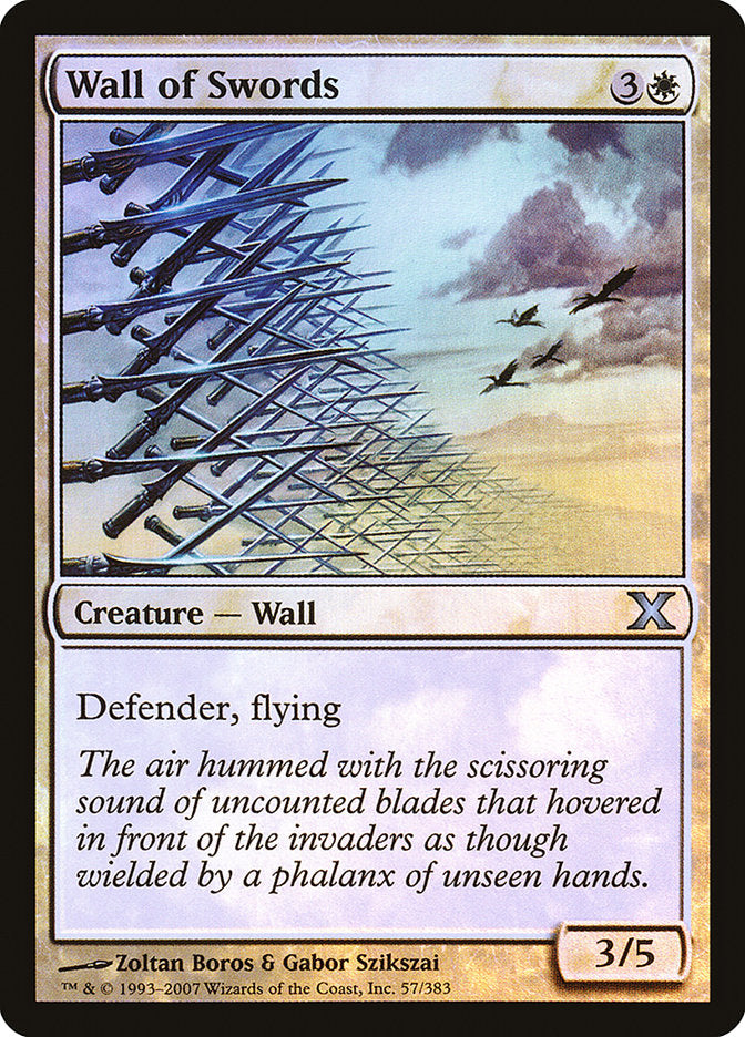 Wall of Swords (Premium Foil) [Tenth Edition] | Eastridge Sports Cards & Games