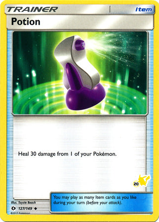 Potion (127/149) (Pikachu Stamp #20) [Battle Academy 2020] | Eastridge Sports Cards & Games