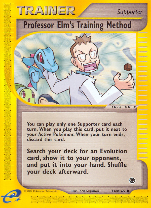 Professor Elm's Training Method (148/165) [Expedition: Base Set] | Eastridge Sports Cards & Games