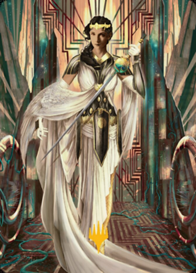 Elspeth Resplendent 2 Art Card (Gold-Stamped Signature) [Streets of New Capenna Art Series] | Eastridge Sports Cards & Games