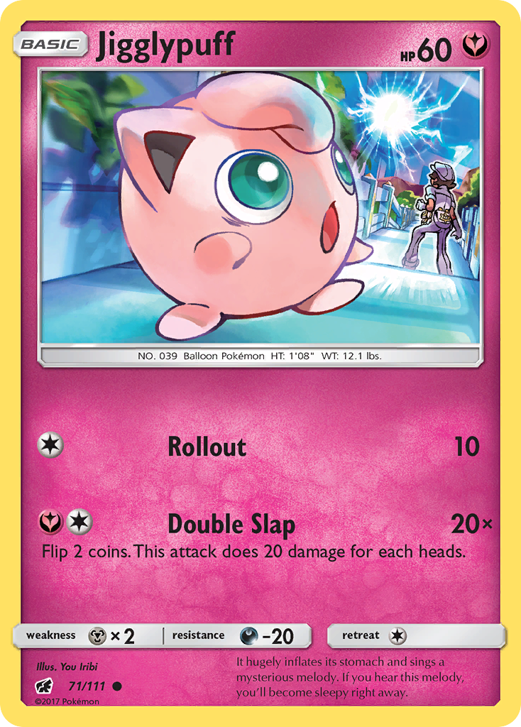 Jigglypuff (71/111) [Sun & Moon: Crimson Invasion] | Eastridge Sports Cards & Games