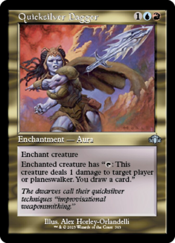 Quicksilver Dagger (Retro) [Dominaria Remastered] | Eastridge Sports Cards & Games