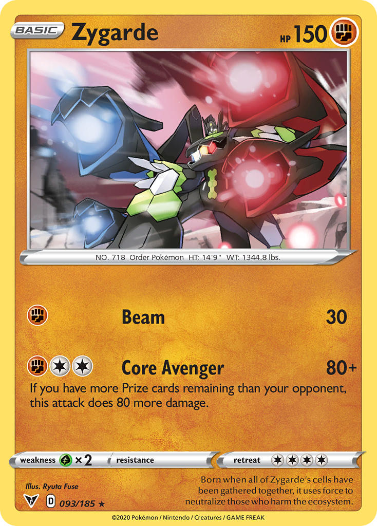 Zygarde (093/185) [Sword & Shield: Vivid Voltage] | Eastridge Sports Cards & Games