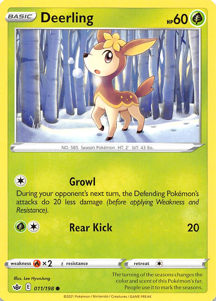 Deerling (011/198) [Sword & Shield: Chilling Reign] | Eastridge Sports Cards & Games