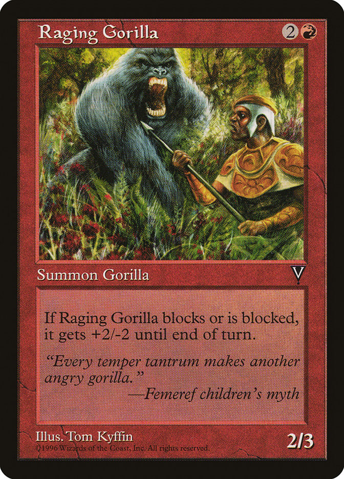 Raging Gorilla [Visions] | Eastridge Sports Cards & Games
