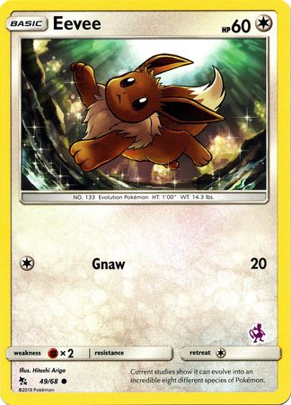 Eevee (49/68) (Mewtwo Deck) [Battle Academy 2020] | Eastridge Sports Cards & Games