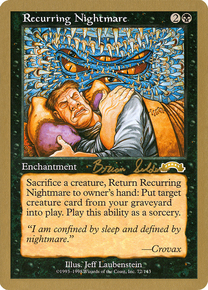 Recurring Nightmare (Brian Selden) [World Championship Decks 1998] | Eastridge Sports Cards & Games