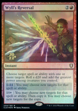 Wyll's Reversal [Commander Legends: Battle for Baldur's Gate Prerelease Promos] | Eastridge Sports Cards & Games