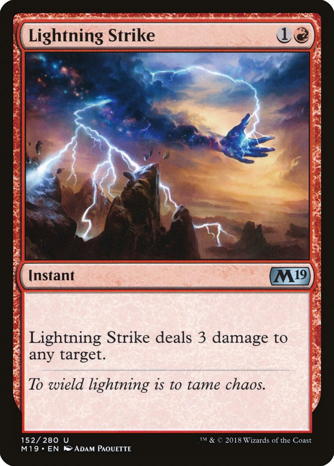 Lightning Strike [Core Set 2019] | Eastridge Sports Cards & Games