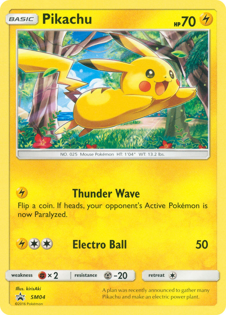 Pikachu (SM04) (Target Non Holo) [Sun & Moon: Black Star Promos] | Eastridge Sports Cards & Games