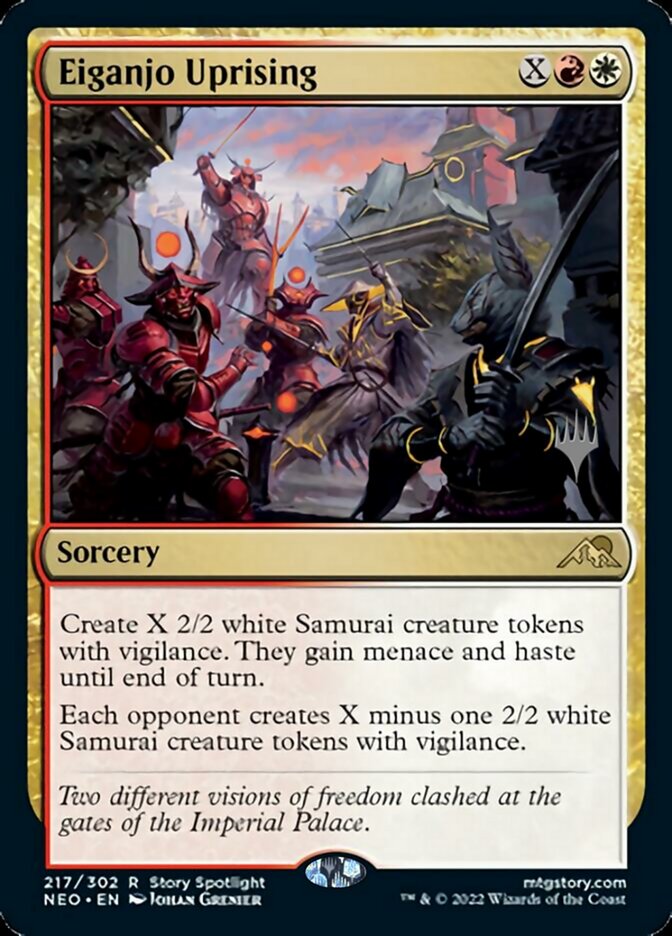 Eiganjo Uprising (Promo Pack) [Kamigawa: Neon Dynasty Promos] | Eastridge Sports Cards & Games