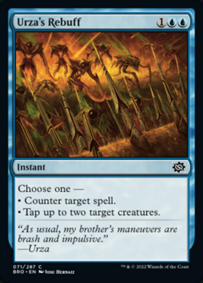 Urza's Rebuff [The Brothers' War] | Eastridge Sports Cards & Games