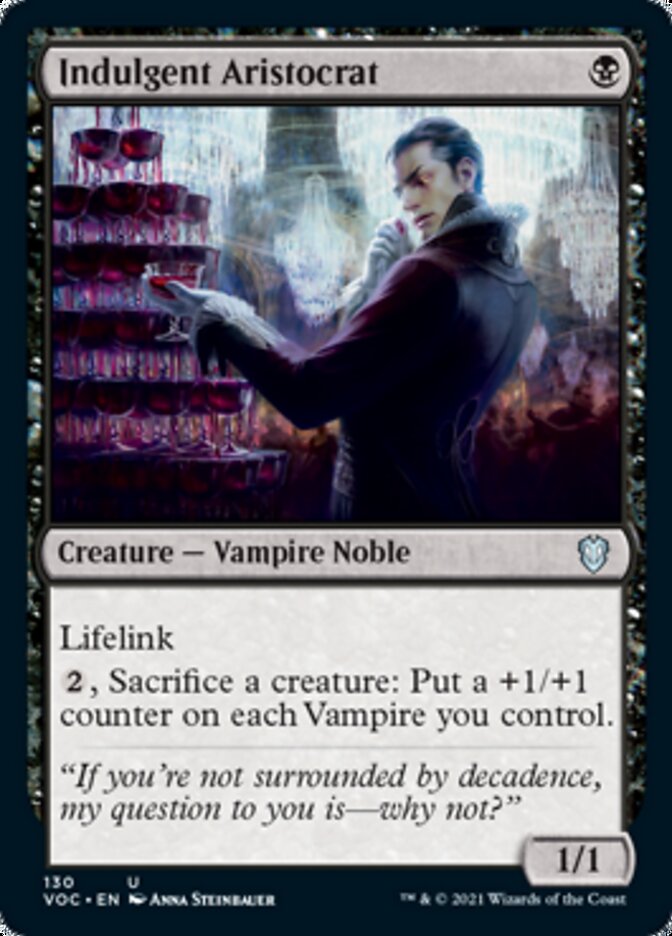 Indulgent Aristocrat [Innistrad: Crimson Vow Commander] | Eastridge Sports Cards & Games