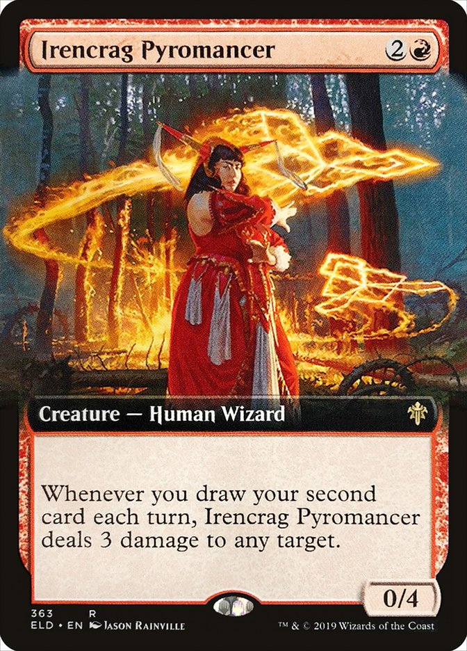 Irencrag Pyromancer (Extended Art) [Throne of Eldraine] | Eastridge Sports Cards & Games