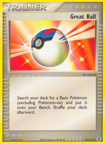 Great Ball (92/112) [EX: FireRed & LeafGreen] | Eastridge Sports Cards & Games