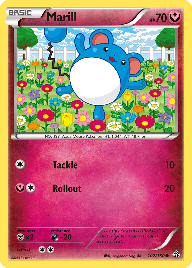 Marill (102/160) [XY: Primal Clash] | Eastridge Sports Cards & Games