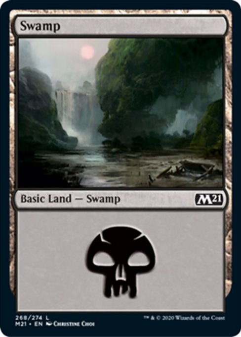 Swamp (268) [Core Set 2021] | Eastridge Sports Cards & Games