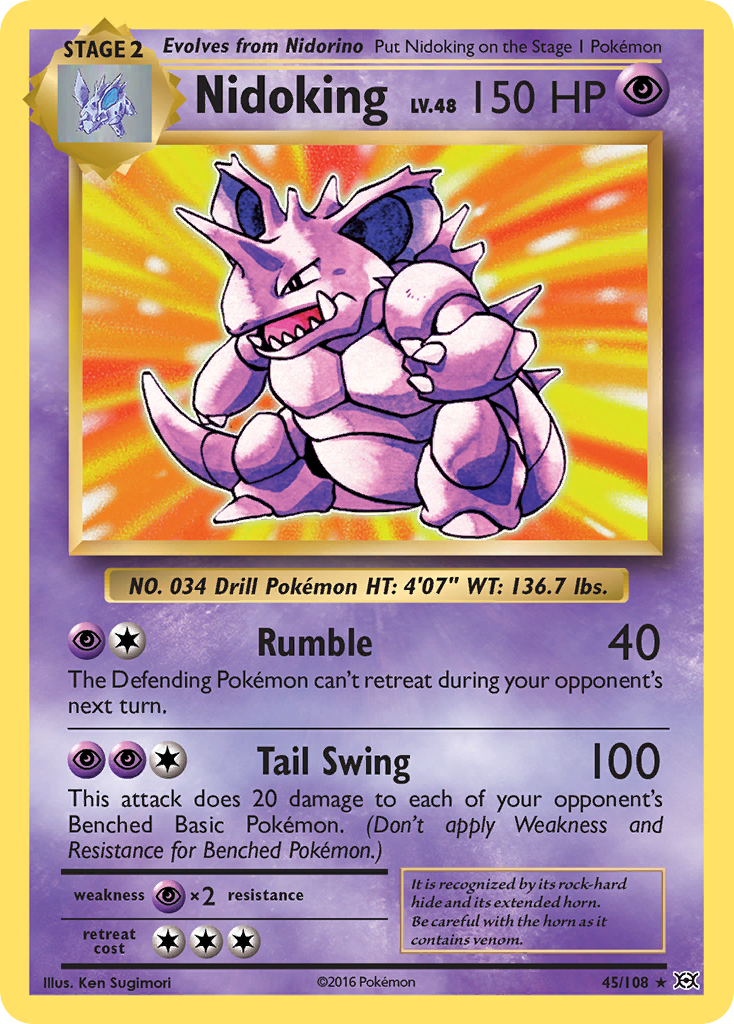 Nidoking (45/108) [XY: Evolutions] | Eastridge Sports Cards & Games