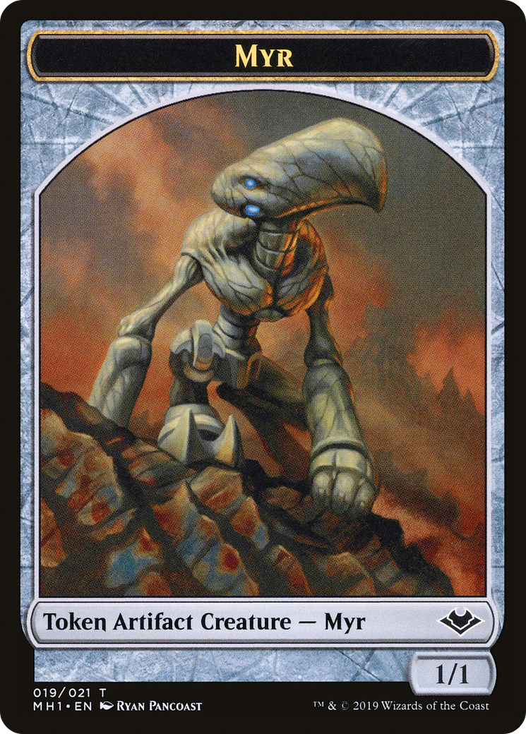 Myr // Thopter Double-Sided Token [Phyrexia: All Will Be One Commander Tokens] | Eastridge Sports Cards & Games