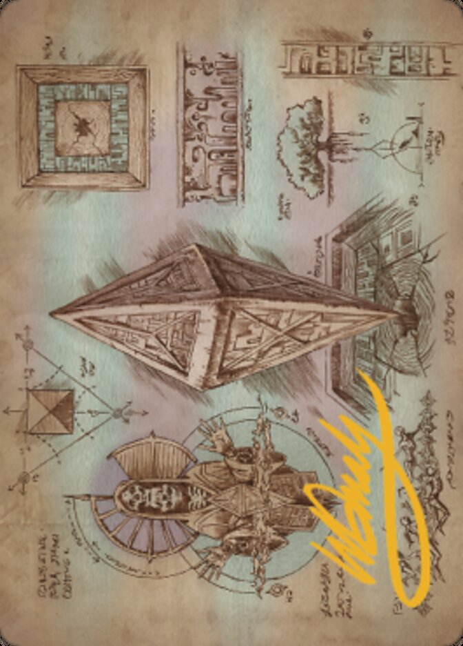 Keening Stone Art Card (Gold-Stamped Signature) [The Brothers' War Art Series] | Eastridge Sports Cards & Games