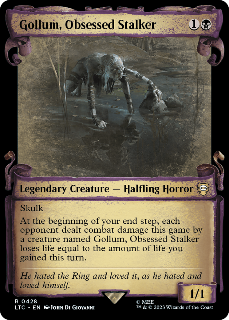 Gollum, Obsessed Stalker [The Lord of the Rings: Tales of Middle-Earth Commander Showcase Scrolls] | Eastridge Sports Cards & Games