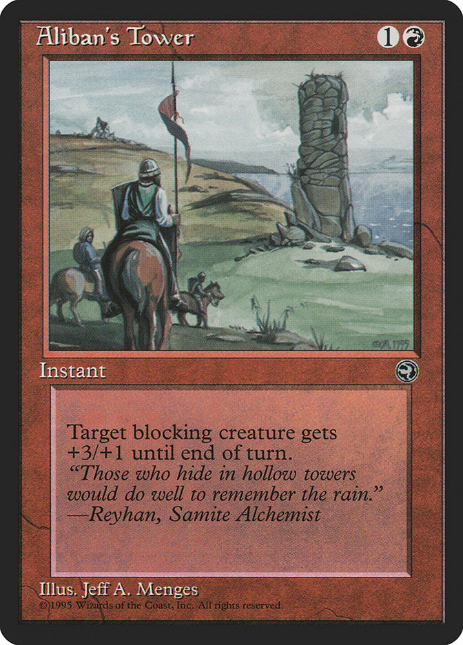 Aliban's Tower (Reyhan Flavor Text) [Homelands] | Eastridge Sports Cards & Games