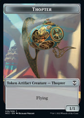 Thopter // Treasure (013) Double-sided Token [Streets of New Capenna Commander Tokens] | Eastridge Sports Cards & Games