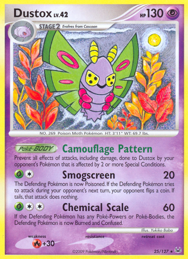 Dustox (25/127) [Platinum: Base Set] | Eastridge Sports Cards & Games