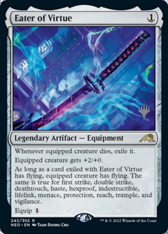 Eater of Virtue (Promo Pack) [Kamigawa: Neon Dynasty Promos] | Eastridge Sports Cards & Games