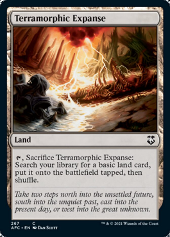 Terramorphic Expanse [Dungeons & Dragons: Adventures in the Forgotten Realms Commander] | Eastridge Sports Cards & Games