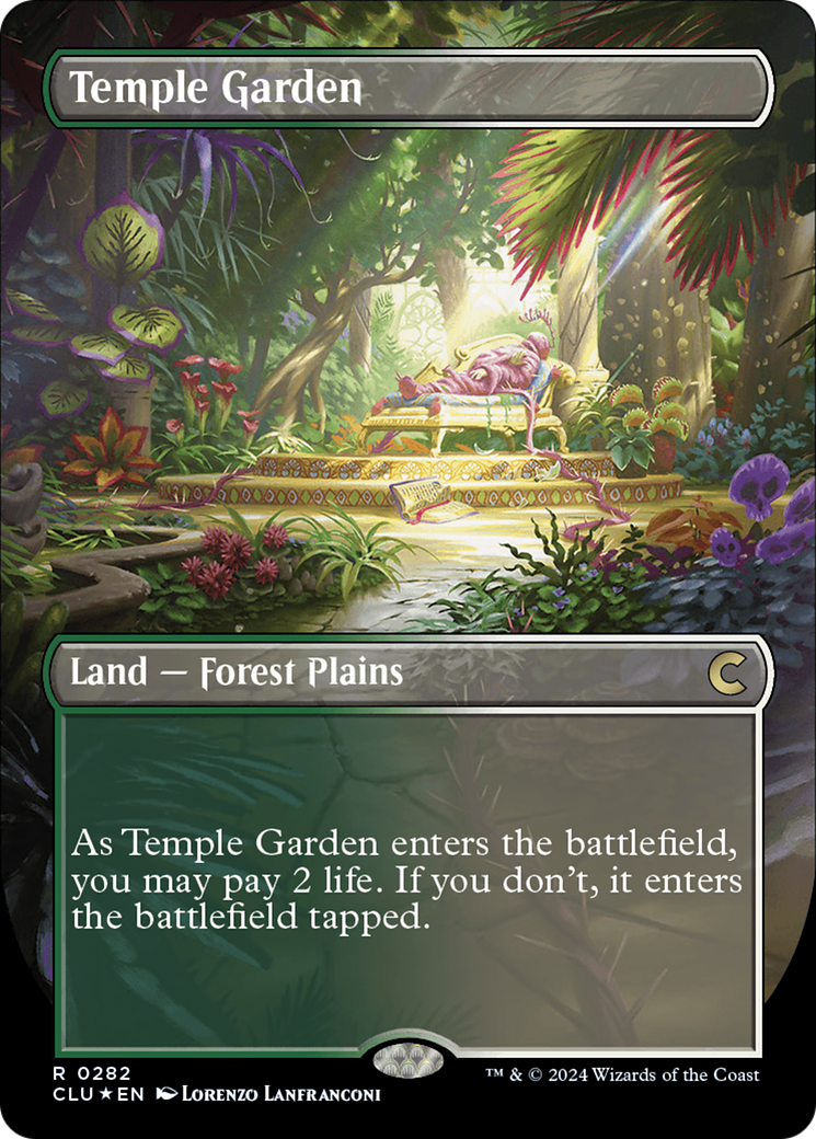 Temple Garden (Borderless) [Ravnica: Clue Edition] | Eastridge Sports Cards & Games