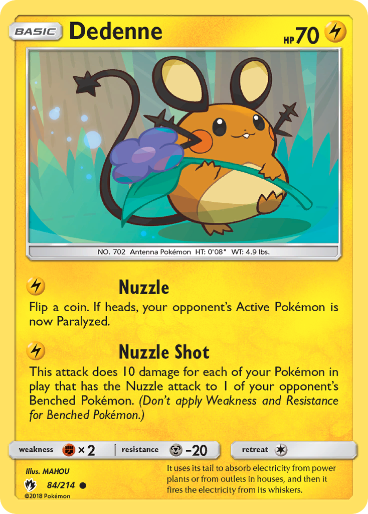 Dedenne (84/214) [Sun & Moon: Lost Thunder] | Eastridge Sports Cards & Games