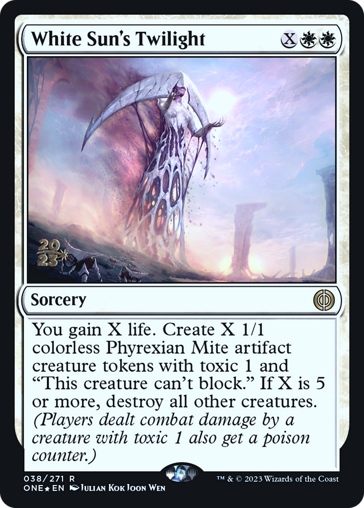 White Sun's Twilight [Phyrexia: All Will Be One Prerelease Promos] | Eastridge Sports Cards & Games