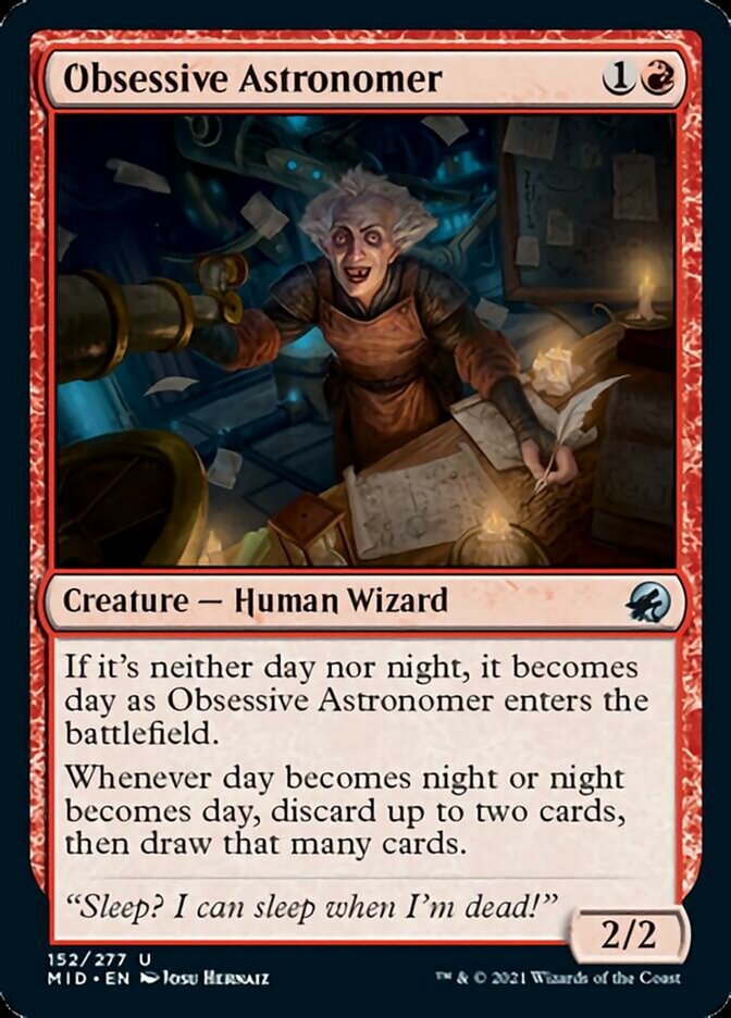 Obsessive Astronomer [Innistrad: Midnight Hunt] | Eastridge Sports Cards & Games