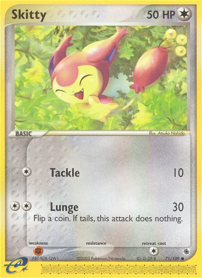 Skitty (71/109) [EX: Ruby & Sapphire] | Eastridge Sports Cards & Games