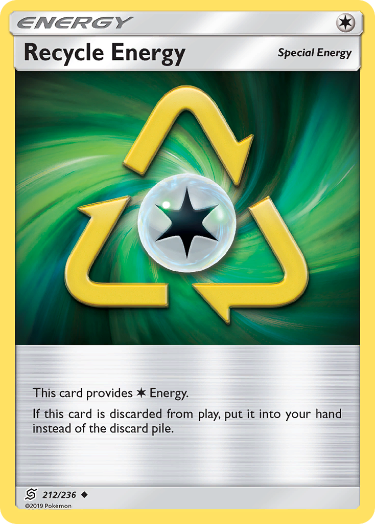 Recycle Energy (212/236) [Sun & Moon: Unified Minds] | Eastridge Sports Cards & Games