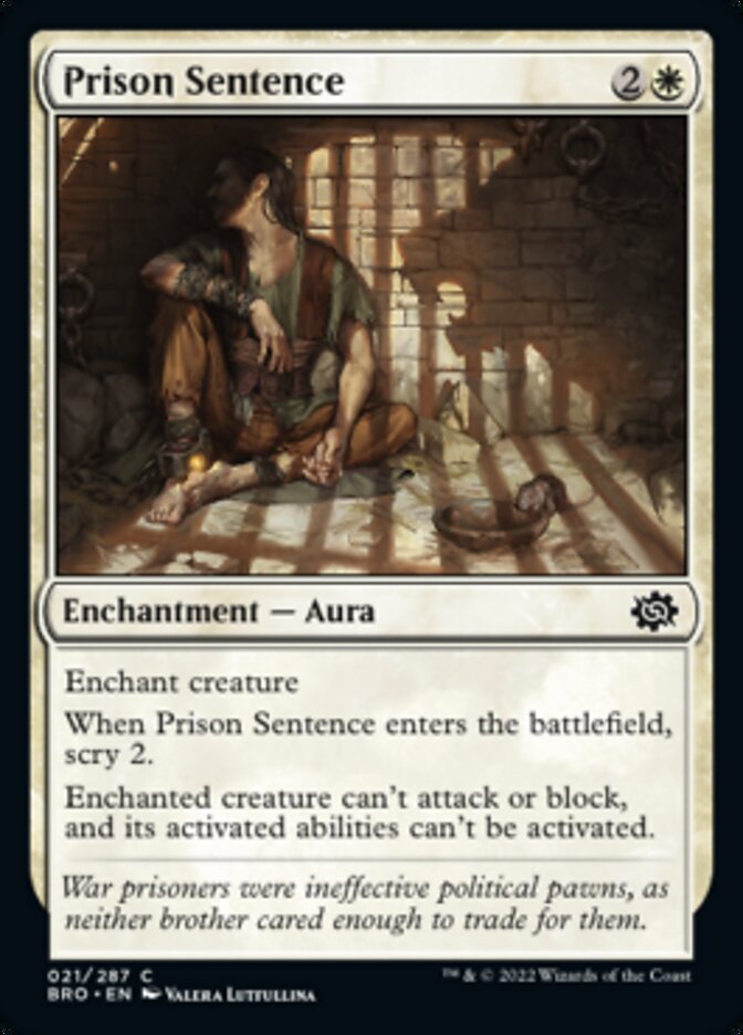 Prison Sentence [The Brothers' War] | Eastridge Sports Cards & Games