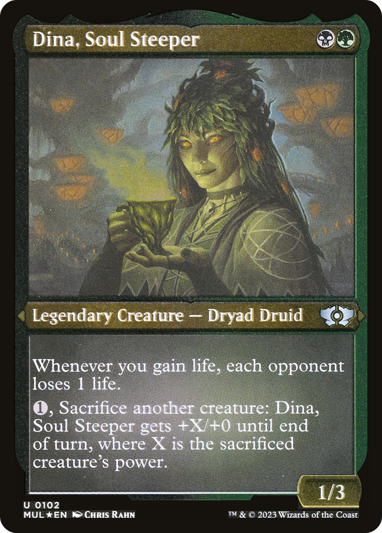 Dina, Soul Steeper (Foil Etched) [Multiverse Legends] | Eastridge Sports Cards & Games