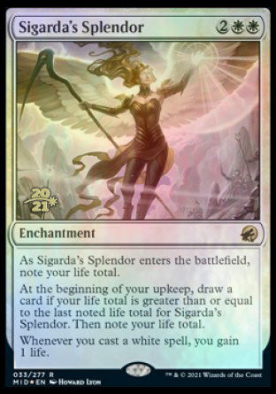 Sigarda's Splendor [Innistrad: Midnight Hunt Prerelease Promos] | Eastridge Sports Cards & Games