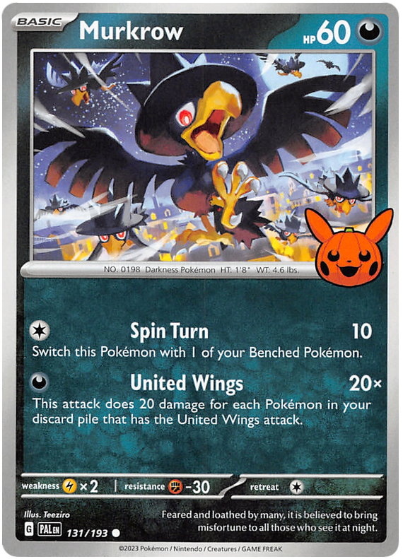 Murkrow (131/193) [Trick or Trade 2023] | Eastridge Sports Cards & Games