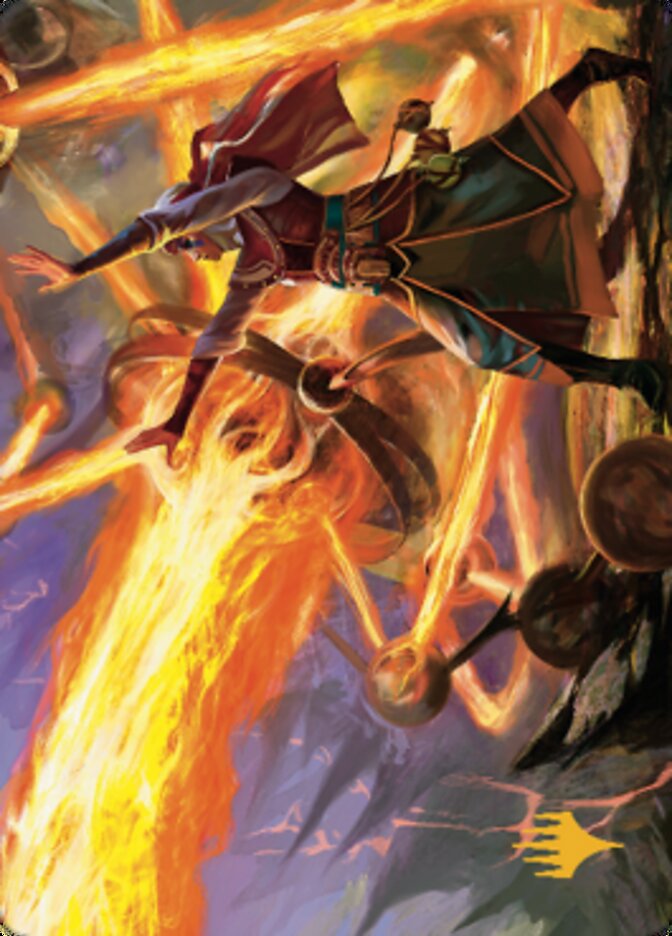 Ghitu Amplifier Art Card (Gold-Stamped Signature) [Dominaria United Art Series] | Eastridge Sports Cards & Games