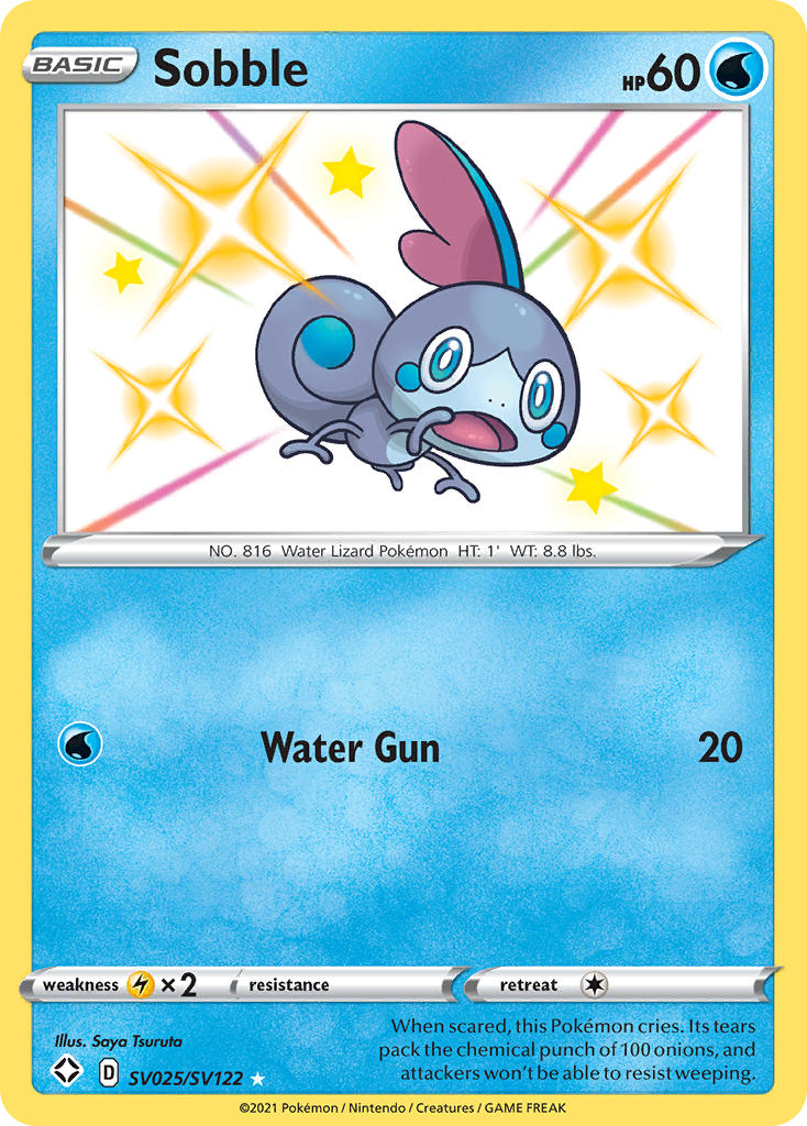 Sobble (SV025/SV122) [Sword & Shield: Shining Fates] | Eastridge Sports Cards & Games