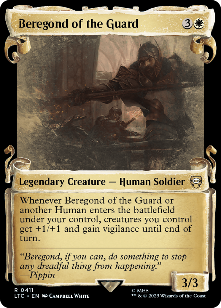 Beregond of the Guard [The Lord of the Rings: Tales of Middle-Earth Commander Showcase Scrolls] | Eastridge Sports Cards & Games