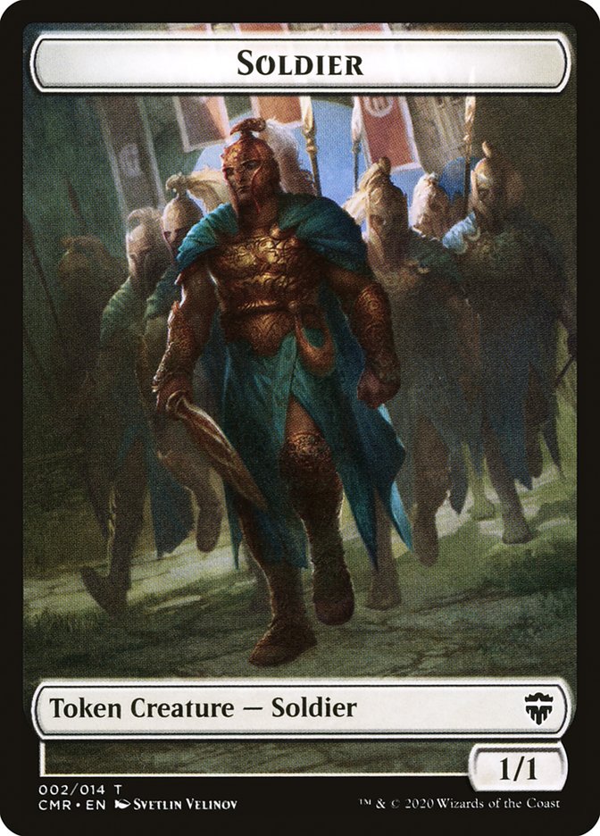 Soldier Token [Commander Legends Tokens] | Eastridge Sports Cards & Games