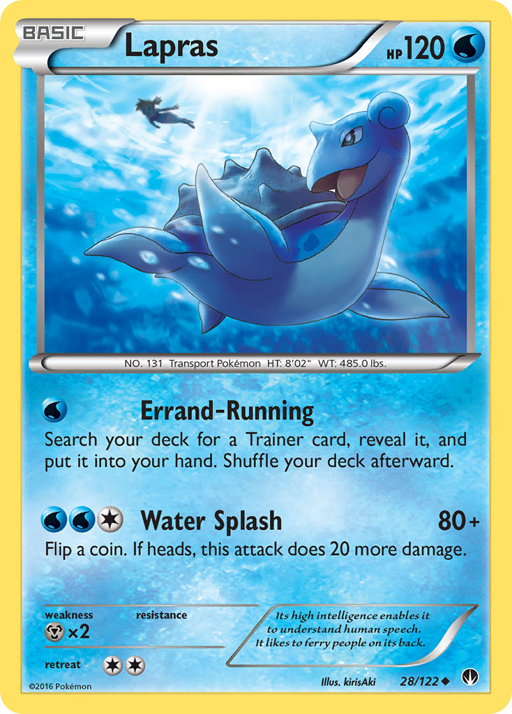 Lapras (28/122) [XY: BREAKpoint] | Eastridge Sports Cards & Games