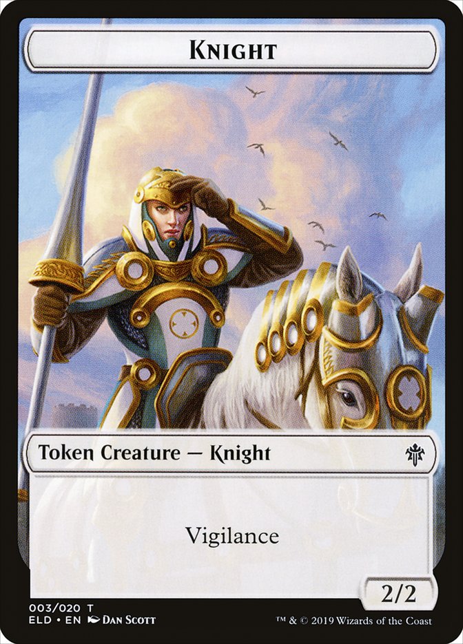 Knight [Throne of Eldraine Tokens] | Eastridge Sports Cards & Games