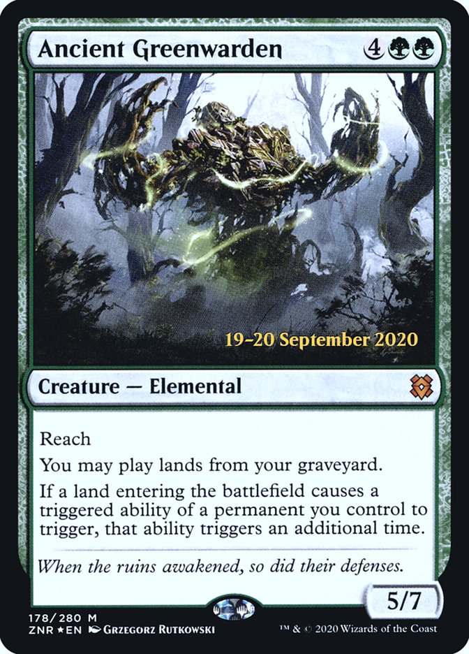 Ancient Greenwarden  [Zendikar Rising Prerelease Promos] | Eastridge Sports Cards & Games