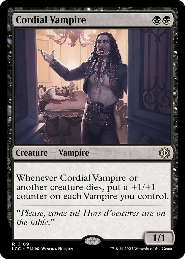 Cordial Vampire [The Lost Caverns of Ixalan Commander] | Eastridge Sports Cards & Games